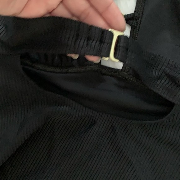 Salt + Cove ribbed halter swim top size M - Picture 4 of 6